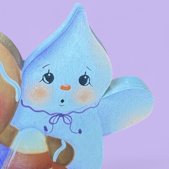 Jackie Bellamy Signed Halloween Shelf Sitter Set Pumpkin & Ghost MDF Cutouts - Picture 13 of 14